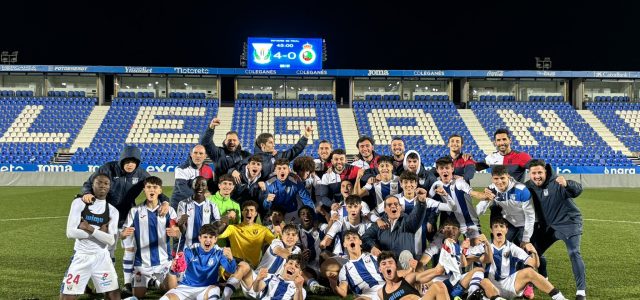 El Leganés Juvenil hace historia y estará en los cuartos de final de Copa del Rey