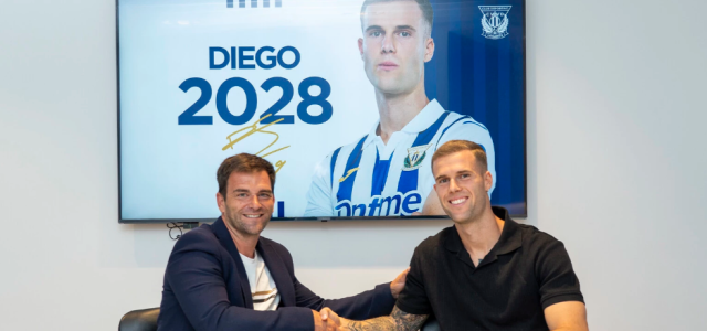 Diego García y el CD Leganés, vinculados hasta 2028