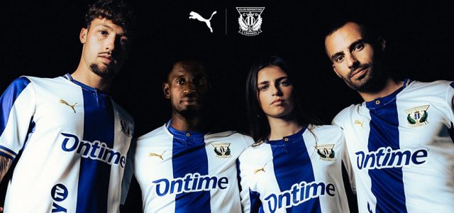 El Leganés presenta su primera equipación de la próxima temporada