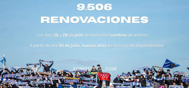 El Ontime Butarque no falla: récord de renovaciones